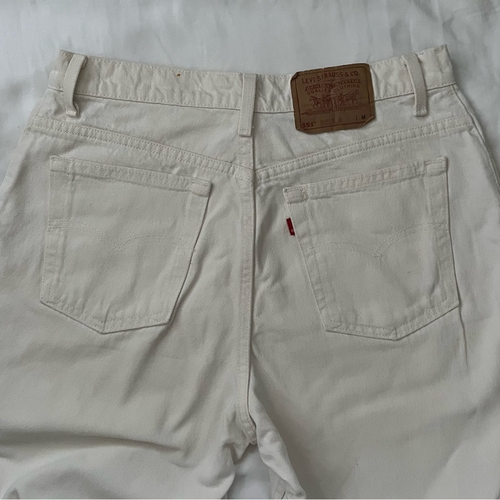 Women's Classic Cream Jeans - Picture 2 of 3
